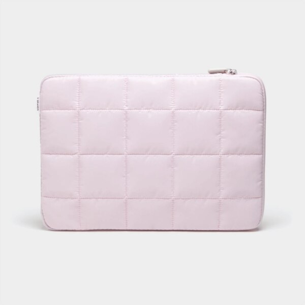 U Brands the Puffer- Petal Pink Laptop Sleeve, 15 in Pink